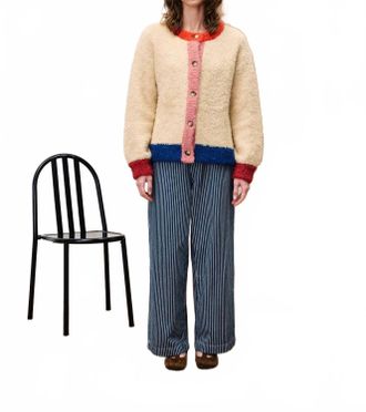 FRNCH Cyclamen Cardigan In Cream