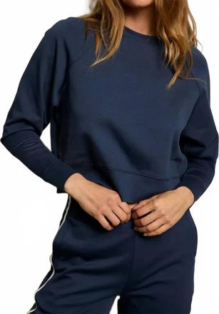 perfectwhitetee Nell Raglan Sweatshirt In Navy