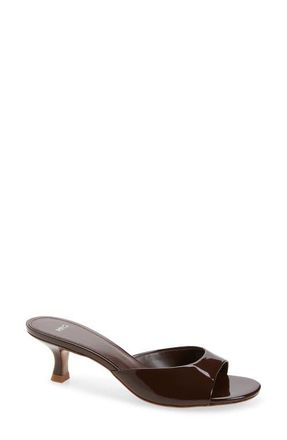 Mango Sandy Sandal in Chocolate at Nordstrom, Size 7.5Us
