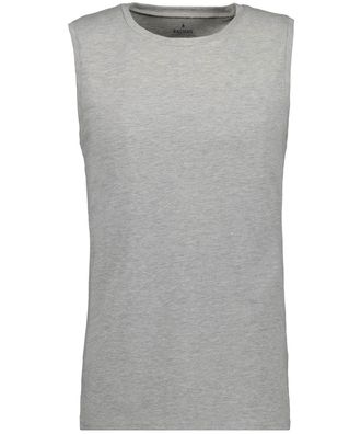 Ragman Muscleshirt RAGMAN, Herren, Gr. L, grau (grau, melange), Baumwolle, regular fit, Rundhals, Shirts Muscleshirt