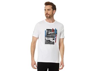 Puma BMW M Motorsport Car Graphic T-Shirts Mens Clothing Puma White : LG, Cotton/Polyester