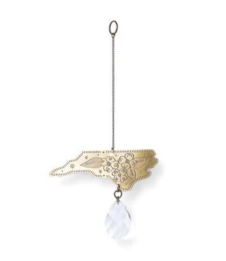Matr Boomie North Carolina State Dogwood Engraved Suncatcher in Brass at Nordstrom