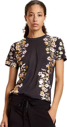Cynthia Rowley Foil Printed Tee in Multi at Nordstrom, Size X-Small