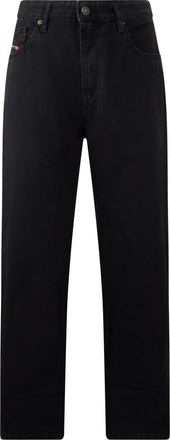 Diesel Straight Jeans - Dames - Regular Fit Jeans - Zwart - W23 - Katoen - Jeans