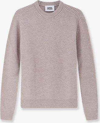 Alpha Studio Maglia in lana vergine e cashmere - ALPHA-STUDIO - gender_Man