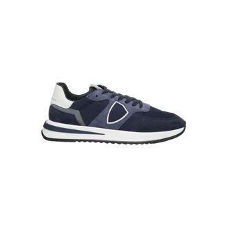 Philippe Model Sneakers, male, Blue, 11 UK, Blue Trainers with Elevated Sole