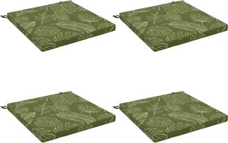 vidaXL Cojines De Asiento De 4 Piezas Soest 4 Uds. 100% Poli&eacute;ster Vidaxl