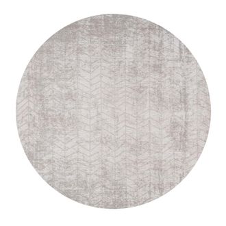 Louis De Poortere Alfombra de poli&eacute;ster gris, 240x240 cm