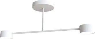 Wonderlamp Plaf&oacute;n De Techo Tanfa Blanco (2 Luces)