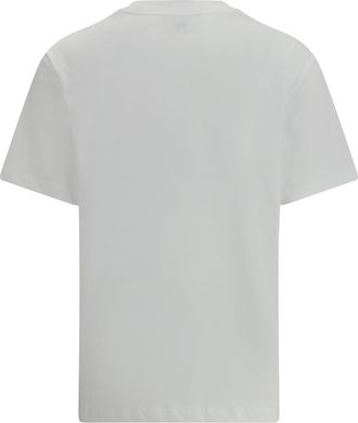 Ami Womens Logo T-Shirt Blanc Cotton T-Shirts And Polos