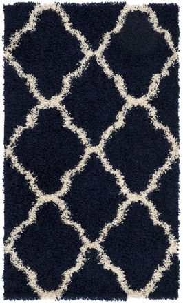 Safavieh Alfombra azul marino/beige 122 x 183 cm