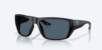 Costa Unisex Finlet Polarized Sunglasses In Matte Black Gray