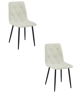 OEM Silla Libra - Tela Beige / Patas Negras X 2