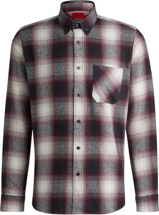 HUGO BOSS Overhemden, Heren, Veelkleurig, S, Stijlvol Overhemd