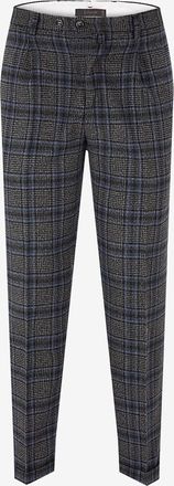 Bsettecento Karo-Flanellhose im Baggy Fit