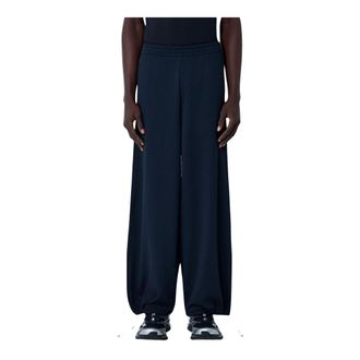 Maison Margiela Sweatpants, male, Black, Size: S Logo Motif Pants