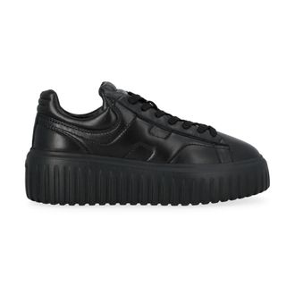Hogan H-Stripes Sneaker - Dames - Sneakers - Zwart - 37 1/2 EU - Leer - Schoenen