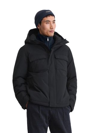Marc O'Polo Outdoorjacke MARC OPOLO, Herren, Gr. XXL, schwarz navy, Obermaterial: 100% Polyester, regular fit, Jacken Outdoorjacke, regular fit, mit weicher Watti