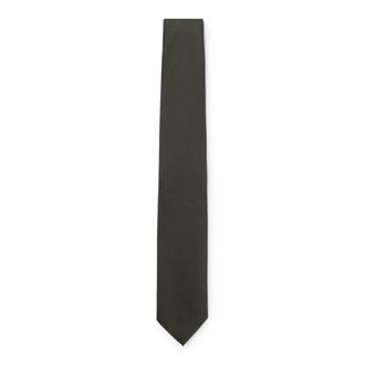 BOSS Formal tie with jacquard pattern
