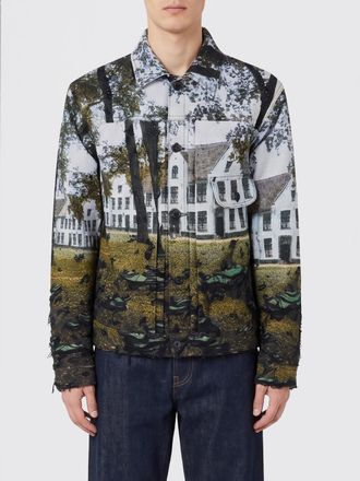 Junya Watanabe Giacca camicia in misto cotone stampato Junya Watanabe