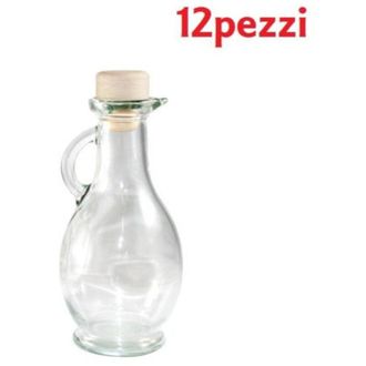 Trade Shop Trade Shop - Set De 12 Piezas De Vidrio Egipcio De Bottiglina De Bottiglina Con L&iacute;mite De 250cc