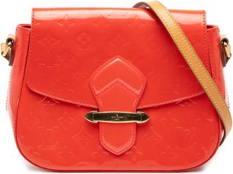 Louis Vuitton Pre-owned Cross Body Bags, female, Orange, Size: ONE SIZE Pre-owned Leather Shoulder Bag