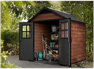 Keter Caseta Cobertizo Jardin Resina Newton 759 Keter