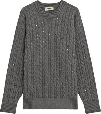 A Paper Kid Heren, Truien, Grijs, Maat: M Wol