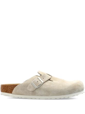 Birkenstock Boston suede mules - Toni neutri