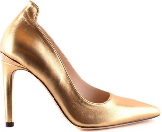 Pinko Gold Stiletto Pumps With Elegant Silhouette