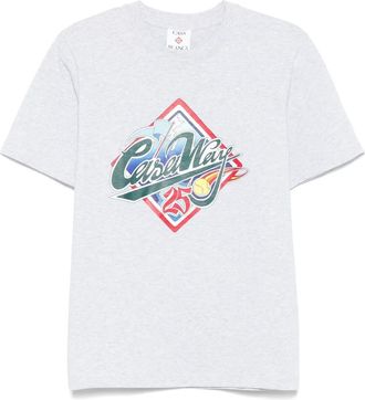 Casablanca Camiseta de Cuello Redondo World Series - Tops - Hombre - Blanco - M