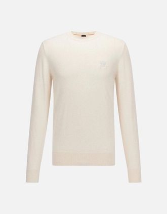 HUGO BOSS Mens Hugo Boss Mens Kanovano Open White Knit - Size: 38