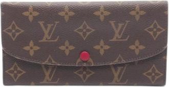 Louis Vuitton Pre-owned Wallets, female, Brown, Size: ONE SIZE Pre-owned Long Wallet (bi-fold)