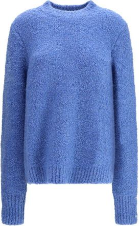 God's True Cashmere Blue Cashmere Womens Sweatshirt