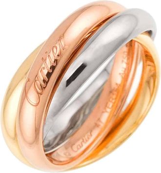Cartier Yellow Gold (18K) Pink Gold (18K) White Gold (18K) Band Ring (Pre-Owned)