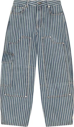 Ganni Jeans a righe - Blu