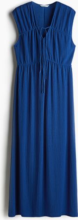 H&M Kleid mit Bindedetails - Blue