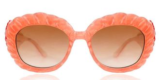 Anna-Karin Karlsson SHADE OF SIRENS Peach Womens Sunglasses Orange Size Standard