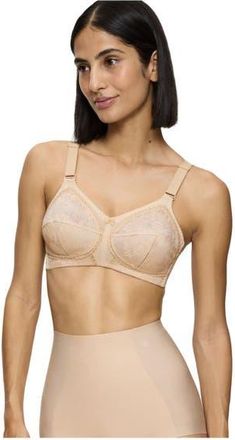 Triumph Doreen X Bra in Skin at Nordstrom, Size 40Dd