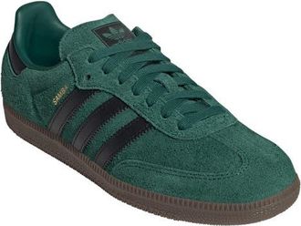 adidas Gender Inclusive Samba OG Sneaker in Green/Core Black/Gum5 at Nordstrom, Size 10.5 Womens