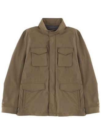 Herno Brown Utility Four Pockets Jacket