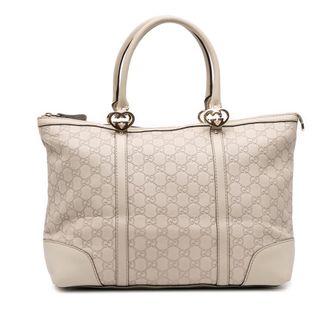 Gucci Gg Monogram Gegraveerde Tote Bag