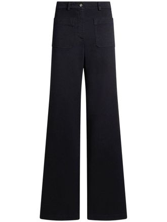 パンツ ETRO PALAZZO PANTS Etro - Paisley jersey wide-leg pants Etro
