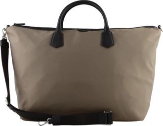 Pourchet Daily Travel Bag - Heren - Weekendtassen - Beige - ONE Size - Leer - Tassen