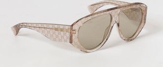Gucci Occhiali da sole in acetato tartarugato con monogram GG impresso