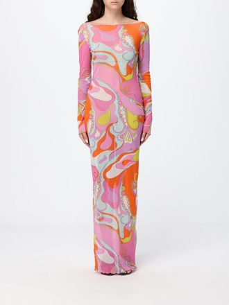 Pucci Abito lungo in tulle stampato