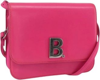 Balenciaga Pre-owned Cross Body Bags, female, Pink, Size: ONE SIZE Pre-owned Leather Cross Body Bag