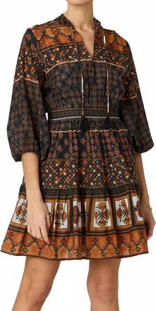 Cleobella Priyanka Mini Dress In Zocala Print
