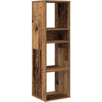 vidaXL Estanter&iacute;a Madera De Ingenier&iacute;a Envejecida 34x31x112 Cm Vidaxl