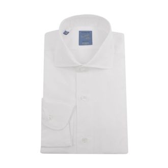 Barba Formele Overhemd - Heren - Zakelijke Overhemden - Wit - 4XL - Katoen - Overhemden